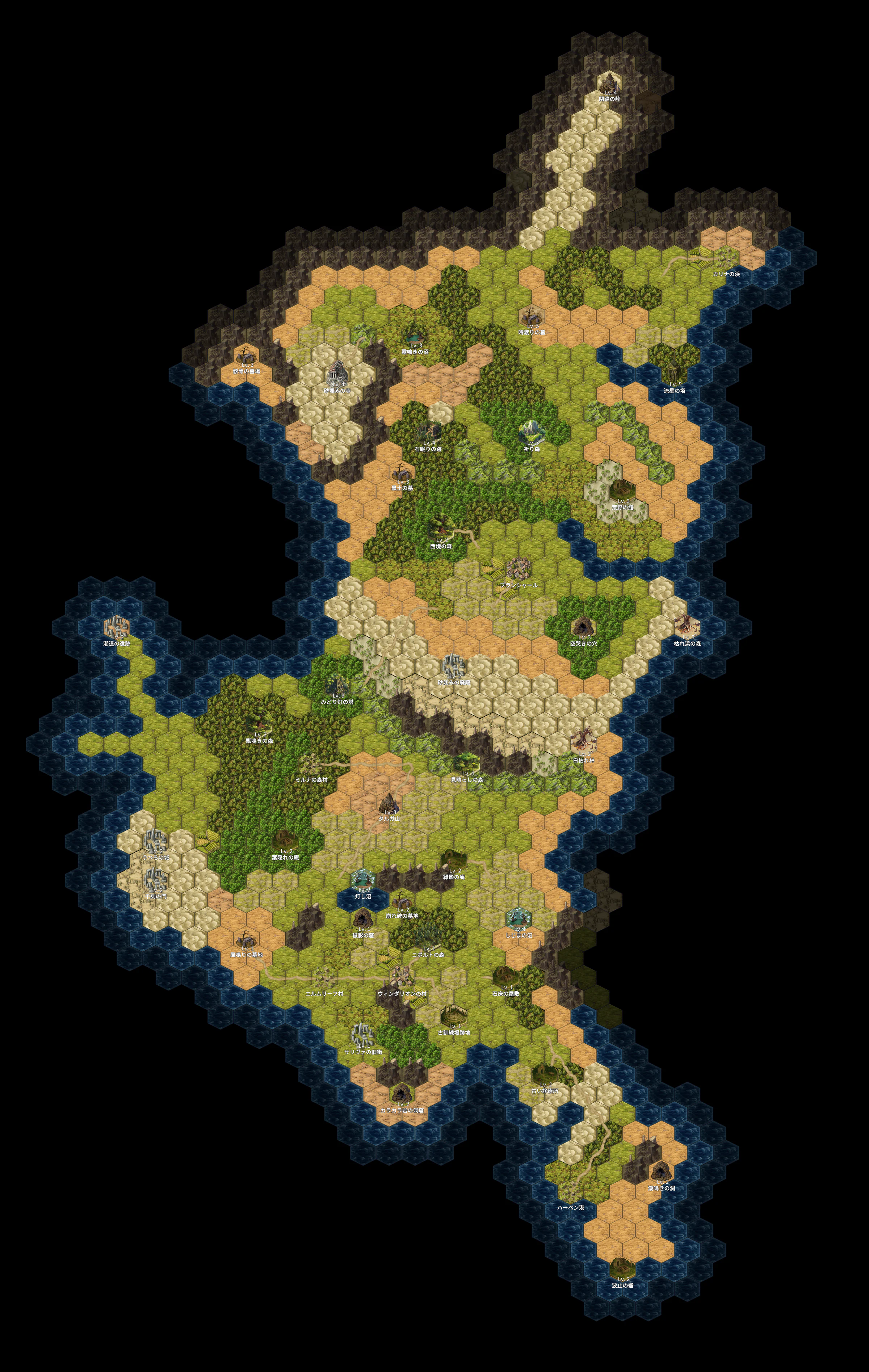 MAP1 ミストリア半島の地図