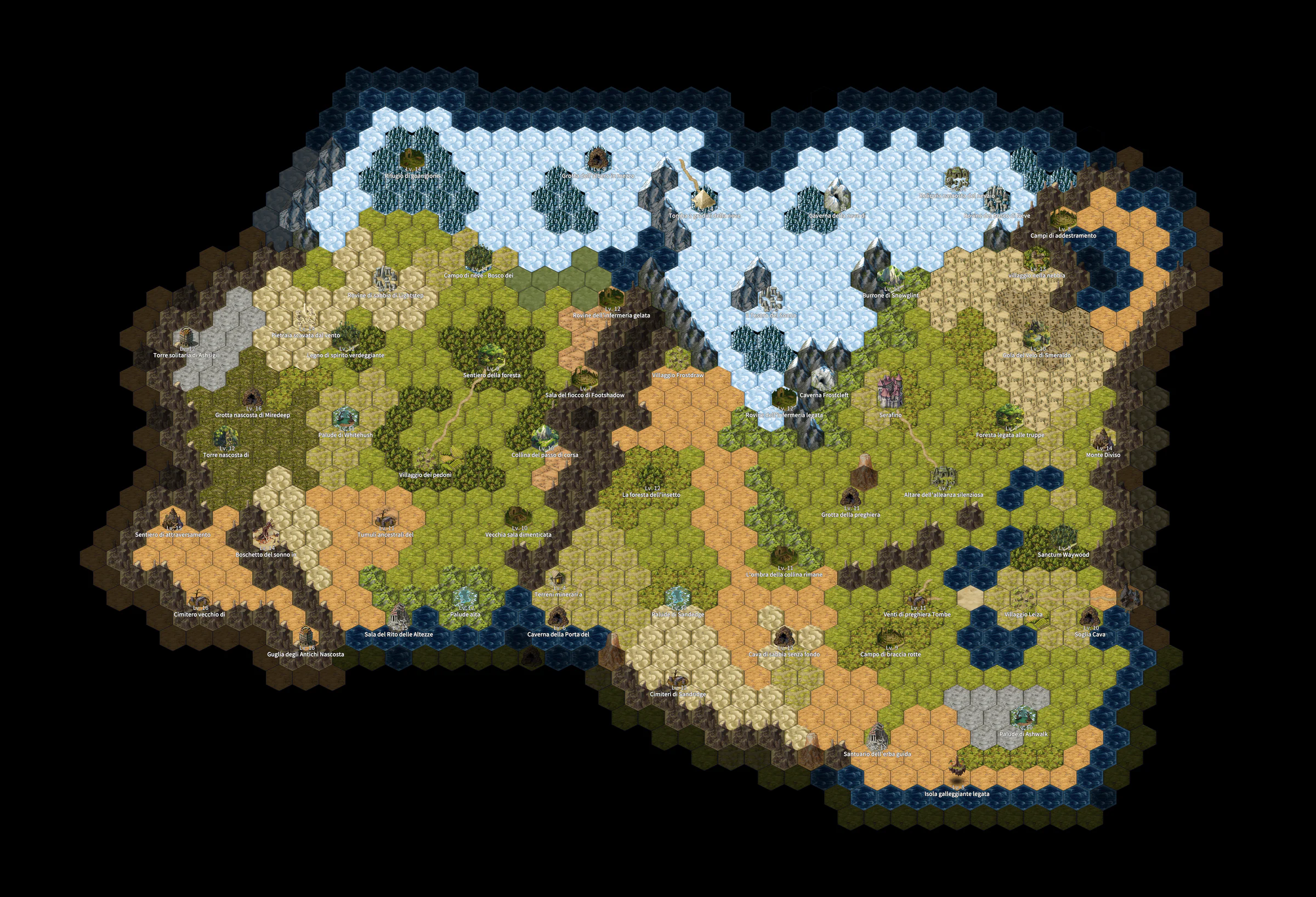 Mappa di MAP4 Aldios Crownlands