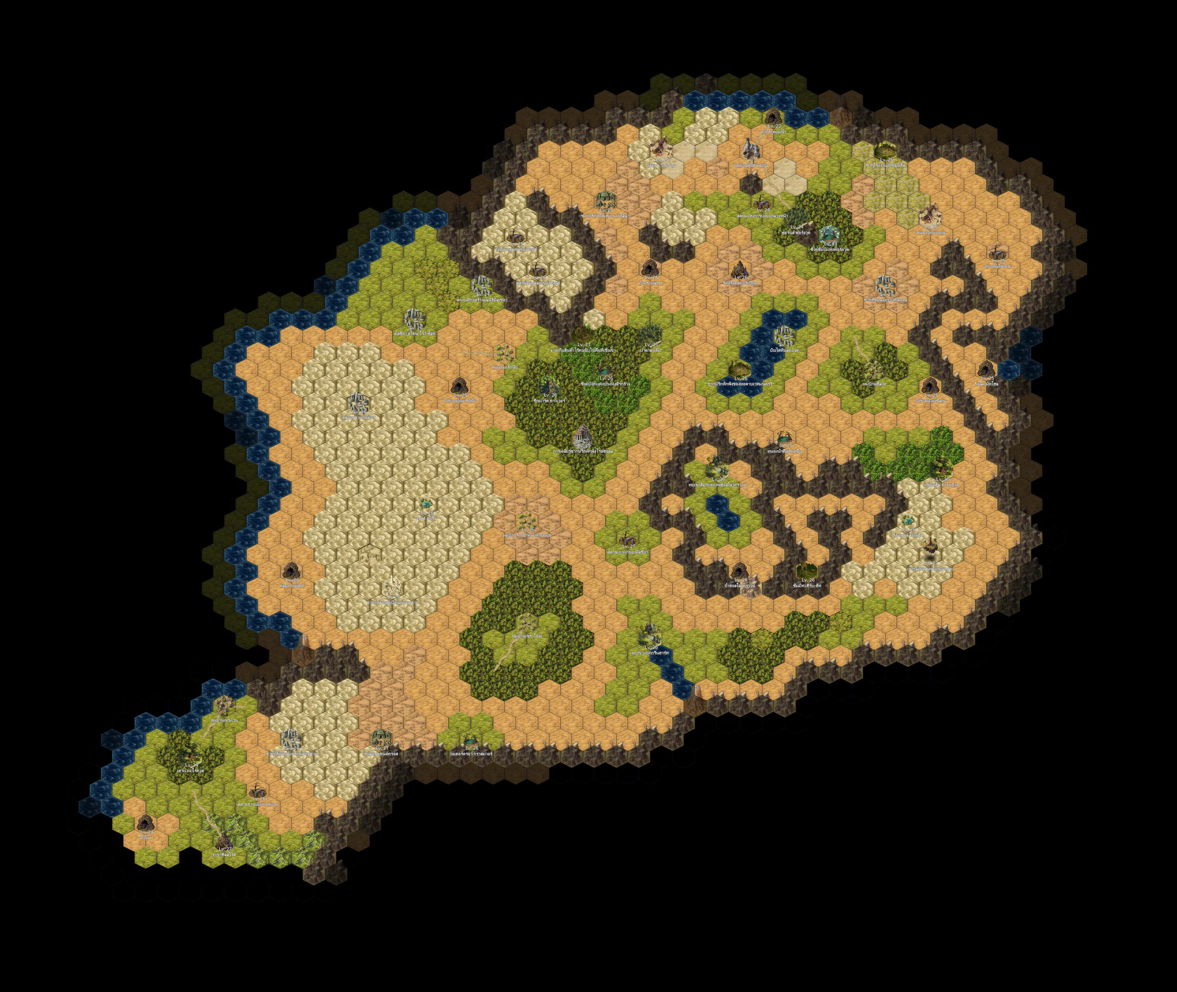 แผนที่ของ MAP6 ดินแดนรกร้างวัลดูนา